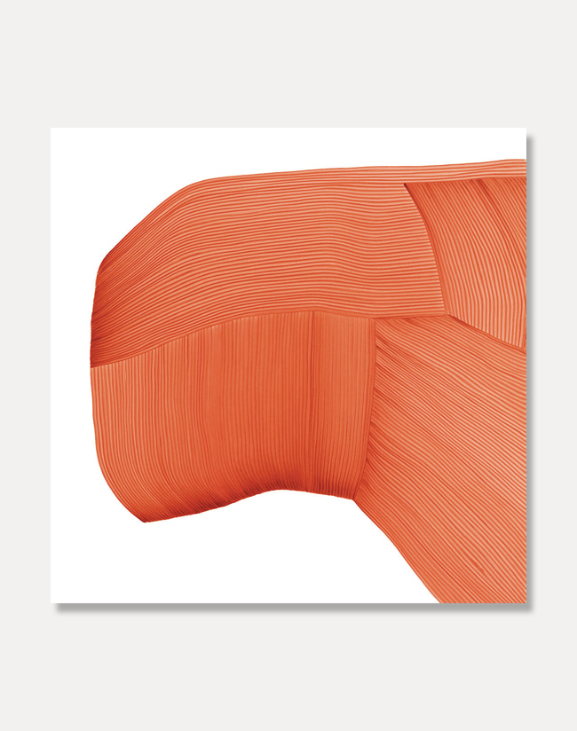 [로낭 부홀렉]Ronan Bouroullec — DRAWING 6,Red (액자포함)  67.5 x 67.5 cm 주문 후 2개월 소요