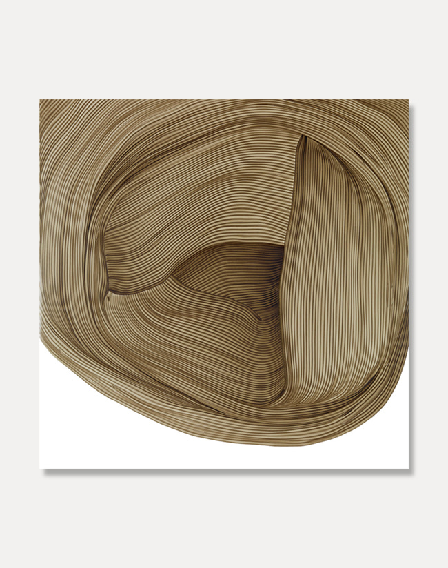 [로낭 부홀렉]Ronan Bouroullec — DRAWING 5,Brown 67.5 x 67.5 cm 