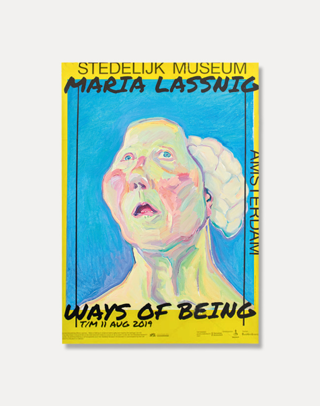 [마리아 래스니그]Maria Lassnig — Ways of Being(액자포함) 59.5 × 84 cm
