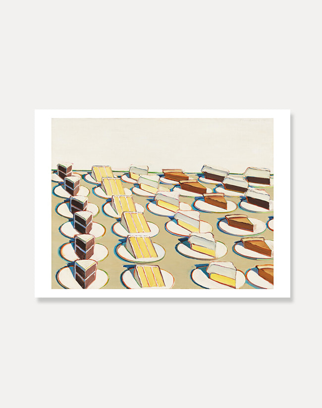 [웨인티보] Wayne Thiebaud — Pie Counter  71 x 56 cm 