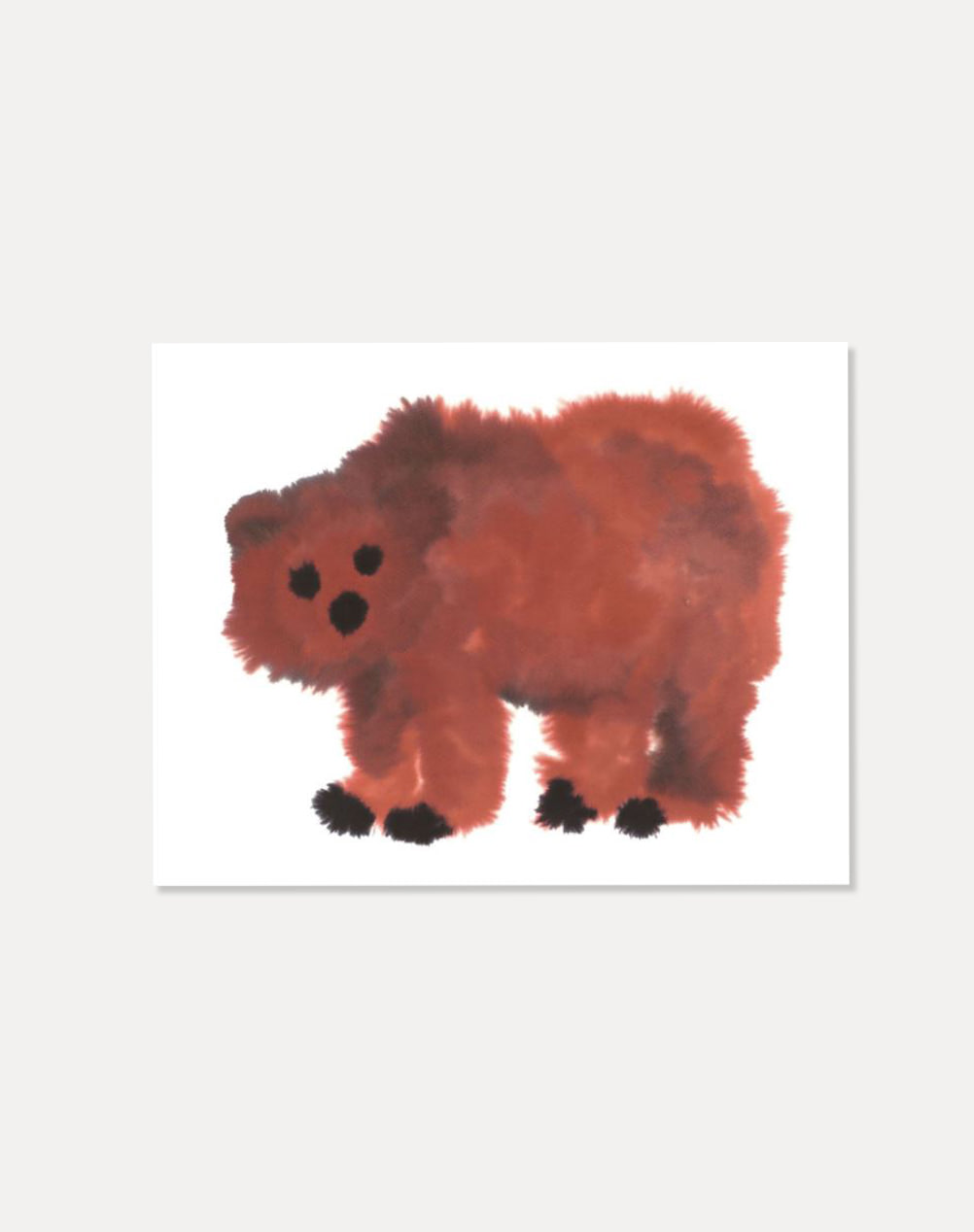 [롭 반 미엘로]ROP VAN MIERLO — BEAR, 2020 (액자포함) 50 × 67.8 cm 