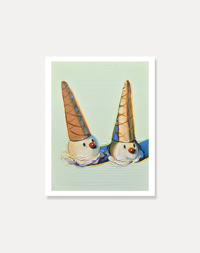 [웨인티보] Wayne Thiebaud — Jolly Cones  28 x 35.5 cm 