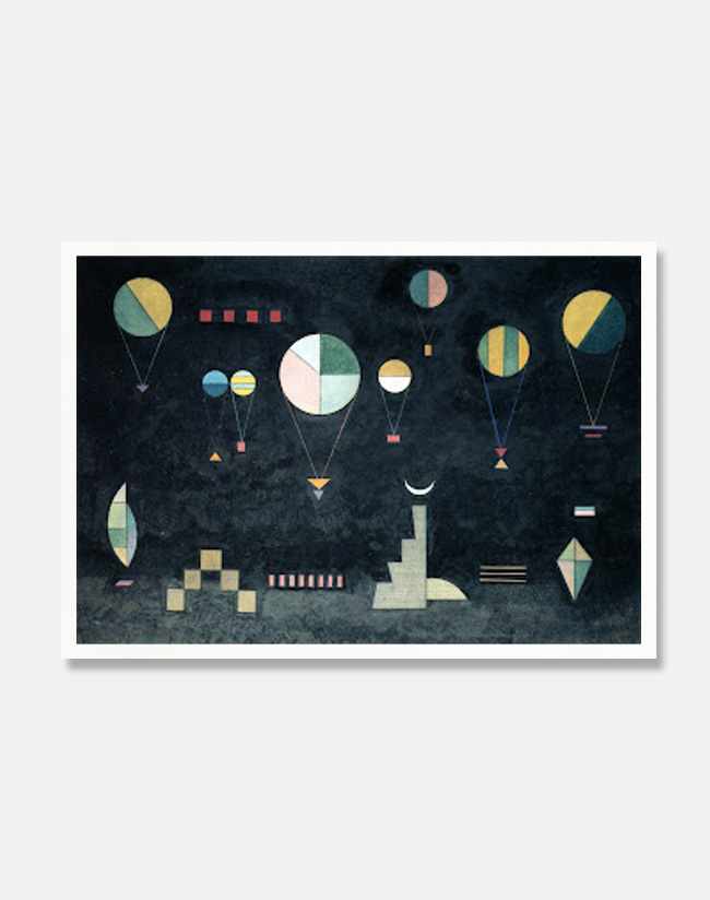 [바실리 칸딘스키] Wassily Kandinsky  — Night flight 104 x 73 cm