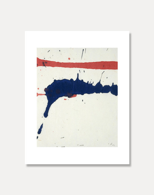 [로버트 마더웰]LYRIC SUITE: RED AND BLUE NO.1 56 x 71 cm 