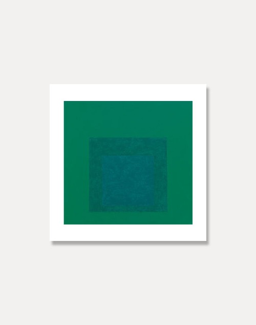 [죠세프 알베르스] Josef Albers —  Study for Homage to the Square: Green (액자포함)30 x 30 cm 주문 후 1개월 소요