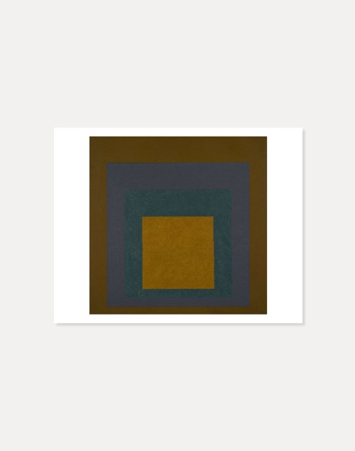 [죠세프 알베르스] Josef Albers —  Study for Homage to the Square:Brown&amp;Dark Green 40.5 x 51 cm 