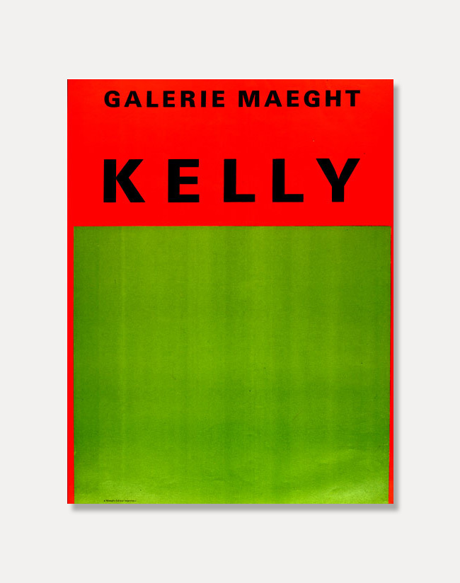 [엘스워스켈리]Ellsworth Kelly — Exposition 1954 (액자포함) 51 x 66 cm 