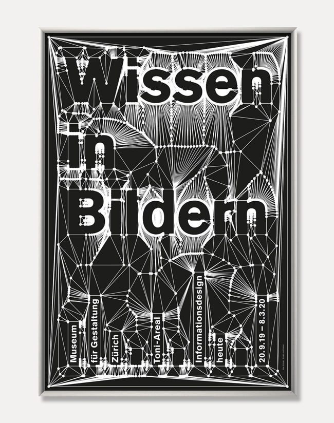 [랄프 슈라이포겔]Ralph Schraivogel — Wissen in Bildern Informationsdesign heute  (액자포함)90 x 128 cm 