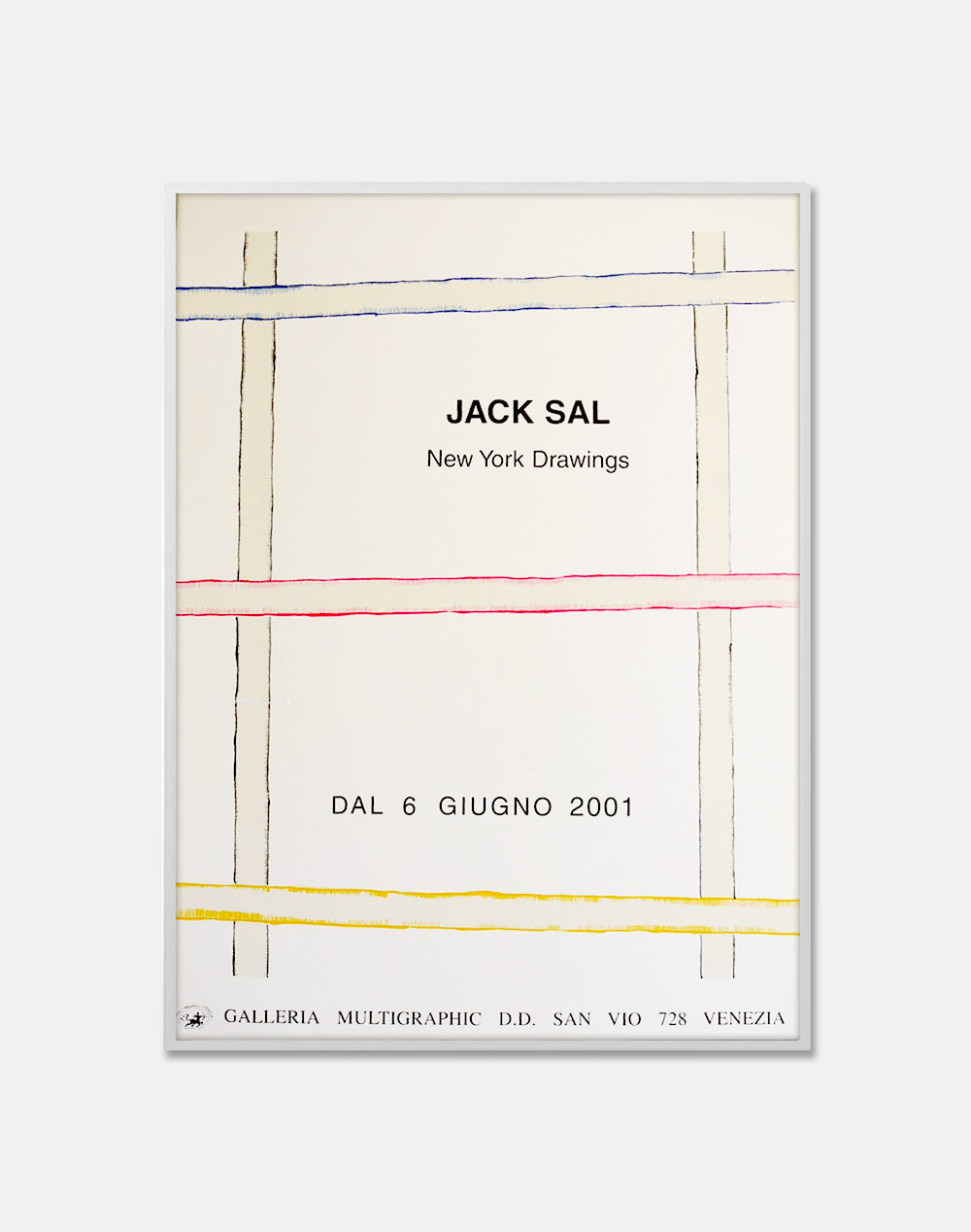 [잭살] Jack Sal – Original Artist Poster 2001 (액자포함)  50 x 70 cm 