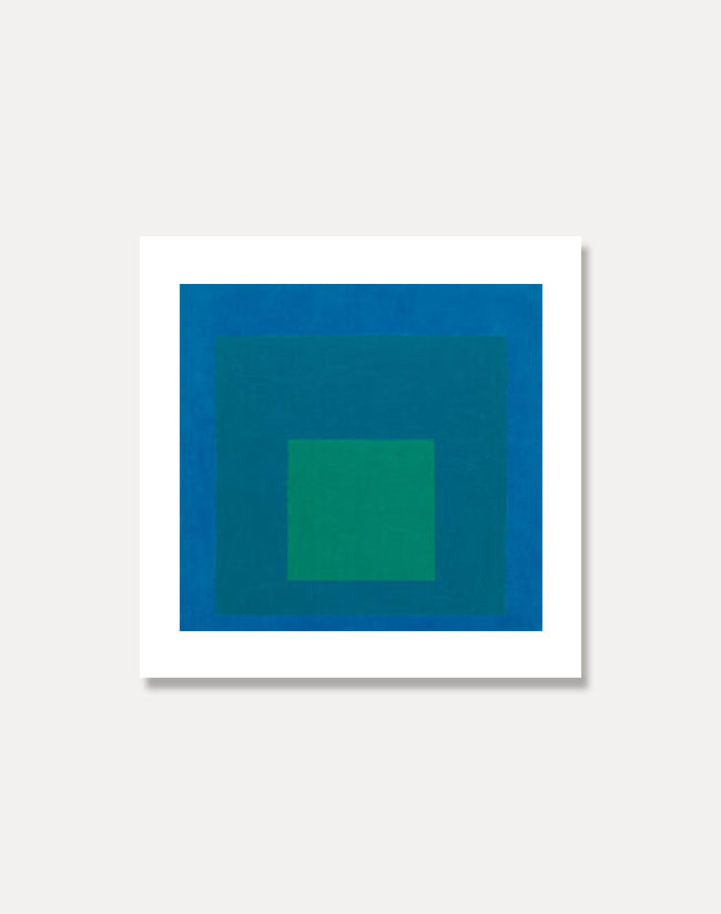 [죠세프 알베르스] Josef Albers —  Study for Homage to the Square: Blue (액자포함)30 x 30 cm 주문 후 1개월 소요