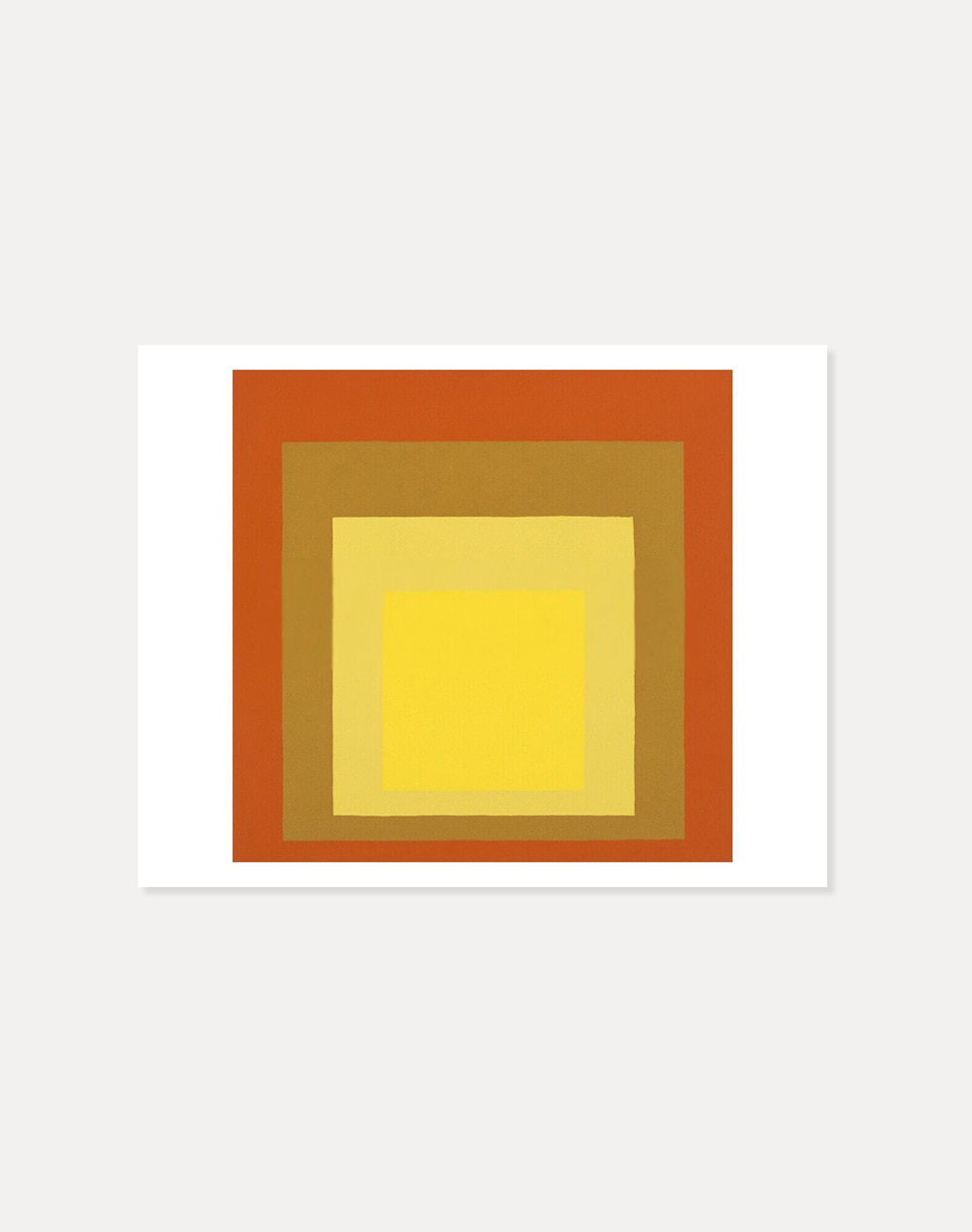 [죠세프 알베르스] Josef Albers —  Study for Homage to the Square:Orange &amp;Yellow 35.5 x 28 cm 