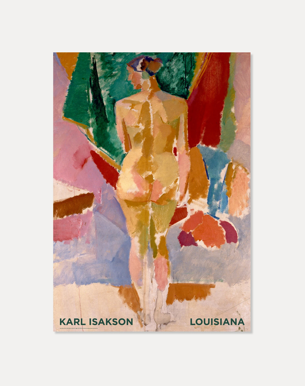 [칼 이작손]KARL ISAKSON - STANDING MODEL SEEN FROM THE BACK (액자포함)59.4 x 84.1 cm (A1) 