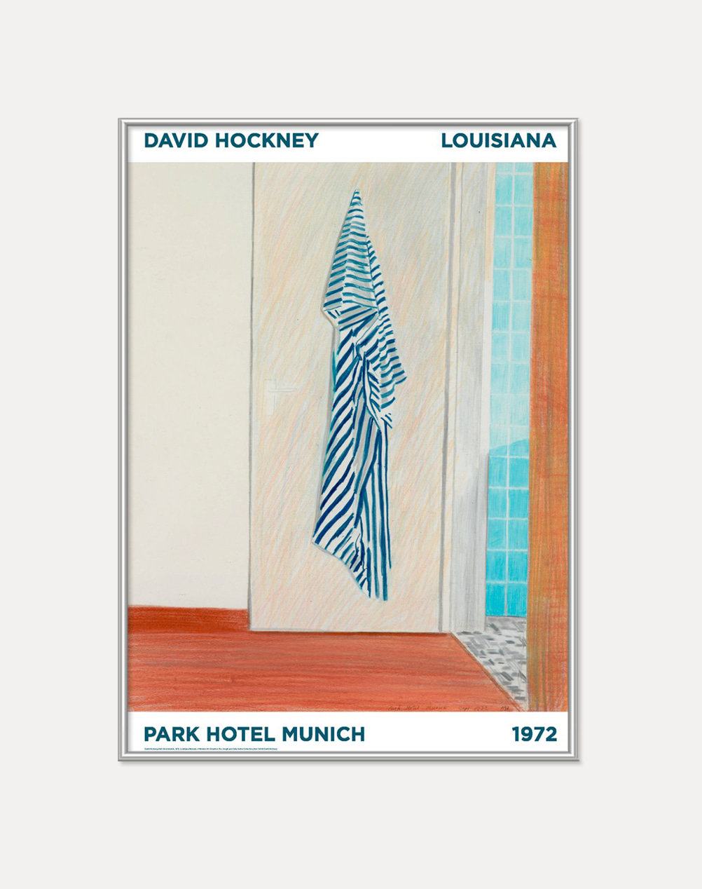 [데이비드 호크니] DAVID HOCKNEY — PARK HOTEL MUNICH (액자포함)42 x 59.4 cm