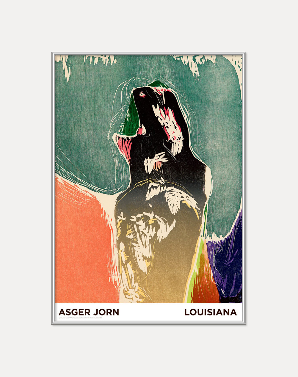 [아스거 욘]ASGER JORN — THE FUTURE OF THE PAST 1971(액자포함)59.4 x 84.1 cm