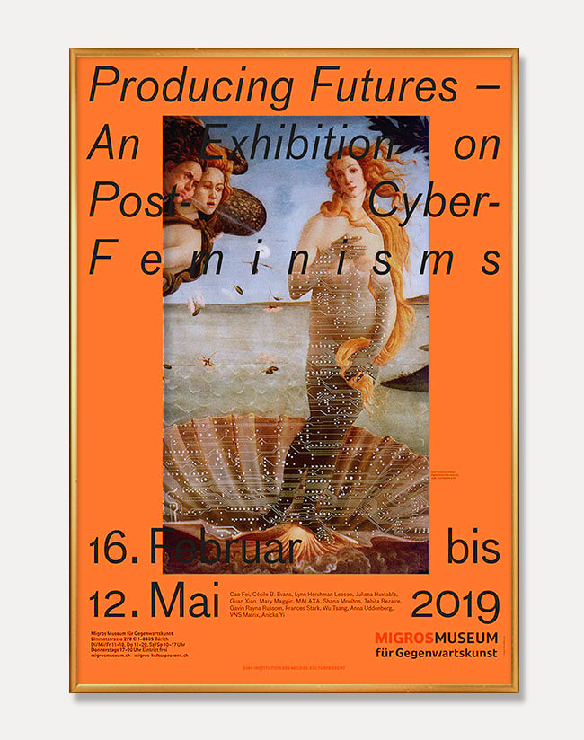 PRODUCING FUTURES – AN EXHIBITION ON POST-CYBER-FEMINISMS (액자포함)  90 x 128 cm 