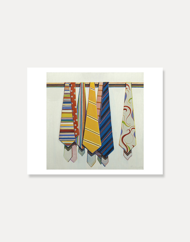 [웨인티보] Wayne Thiebaud — Row of Ties  40.5 x 51 cm 