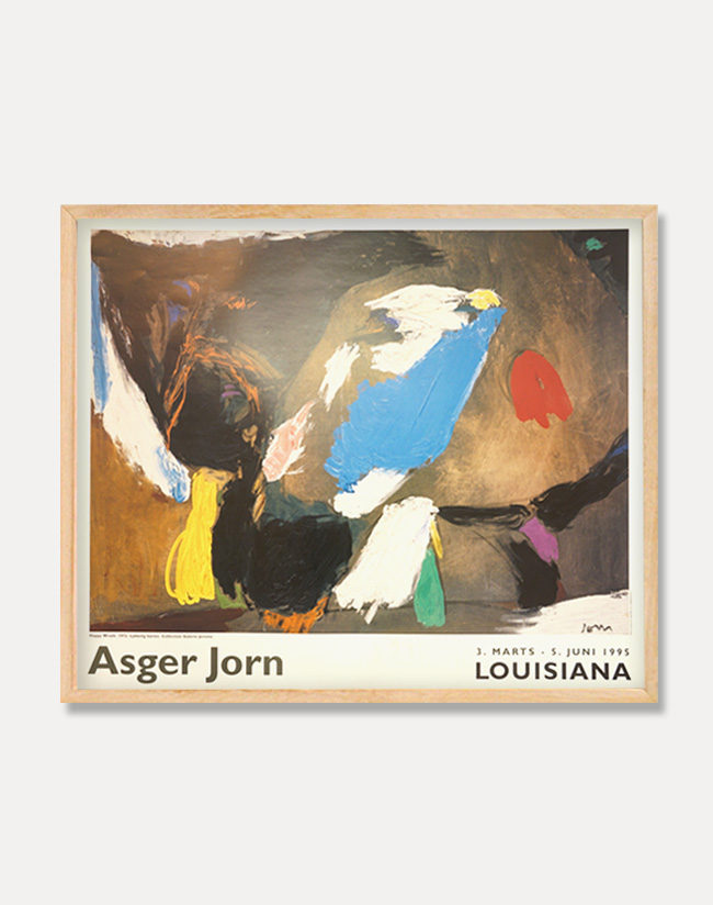 [아스거 욘]ASGER JORN — Louisiana 1995 (액자포함)75 x 76 cm