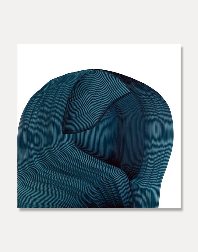 [로낭 부홀렉]Ronan Bouroullec — DRAWING 4,Blue 67.5 x 67.5 cm 