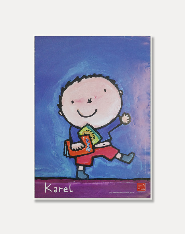 [리즈벳 슬레거즈] Liesbet Slegers — karel, go to the library (액자포함)  50 × 70 cm 