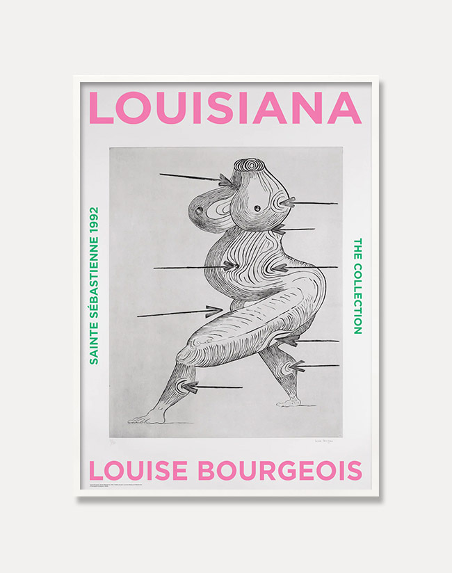 [루이즈 브르주아]  LOUISE BOURGEOIS  — SAINT SÉBASTIENNE (1992)(액자포함)  59.4 x 84.1cm 