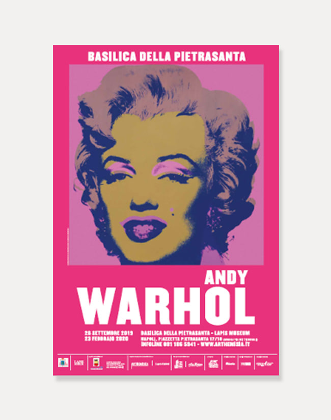 [앤디워홀] Andy Warhol — Original poster for the Andy Warhol exhibition 2019 (액자포함)  68 x 97 cm 