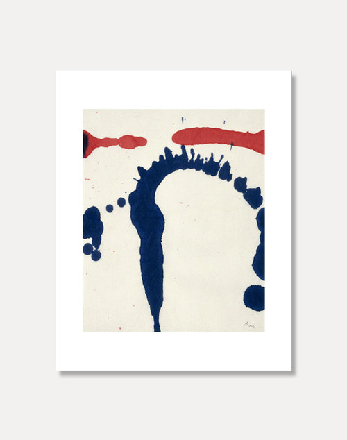 [로버트 마더웰]LYRIC SUITE: RED AND BLUE NO.2 56 x 71 cm 