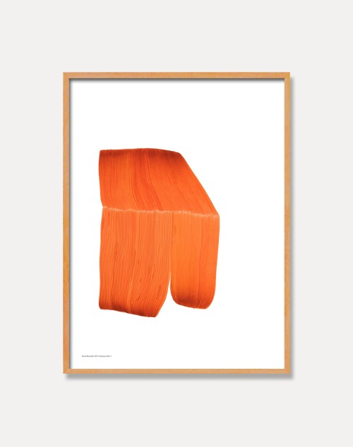 [로낭 부홀렉]Ronan Bouroullec — DRAWING 1,Orange (액자포함) 50 x 67.5 cm 