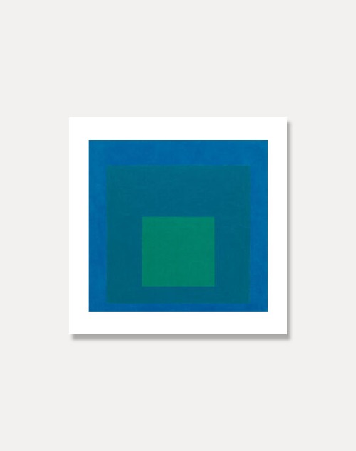 [죠세프 알베르스] Josef Albers —  Study for Homage to the Square: Blue (액자포함)30 x 30 cm 주문 후 1개월 소요