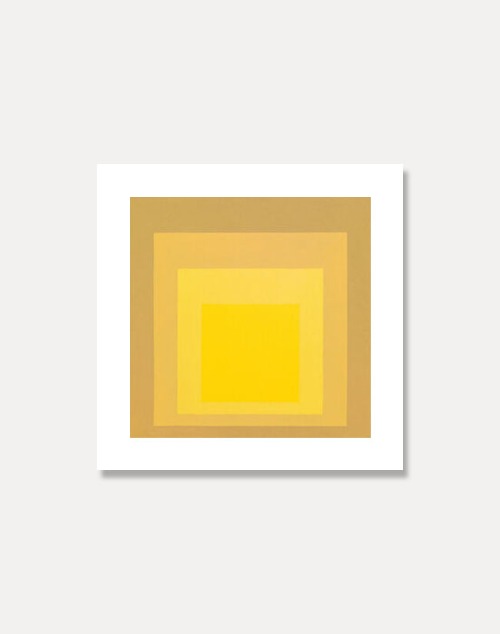 [죠세프 알베르스] Josef Albers —  Study for Homage to the Square: Yellow (액자포함)30 x 30 cm 